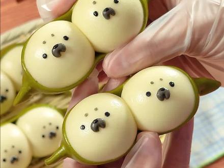 软乎乎!海豹豌豆荚馒头
#海豹 #馒头 #面食 #早餐吃什么