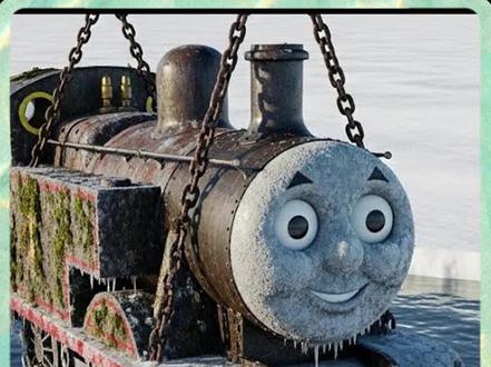 我们竟然修复了一辆托马斯小火车!#剧情演绎 #亲子互动 #托马斯小火车 #AI动画