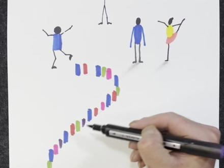 像不像拉布布排队现场#画画#美术#画画老师#灵魂画手#学画画