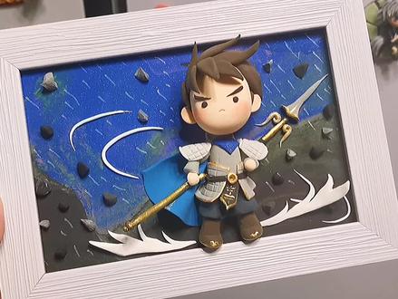 5块钱的粘土,就能做出这样的小将军!也太可爱了吧!