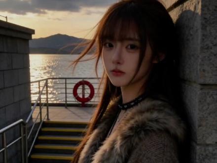 海边落日氛围感写真指令教程来咯#豆包ai#豆包出大片有两把刷子#海边氛围感#氛围感拍照#当我把自拍照发给豆包