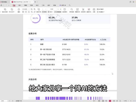 降AI流程 天下苦AI查重久矣#AI查重 #论文 #光芒闪耀的你