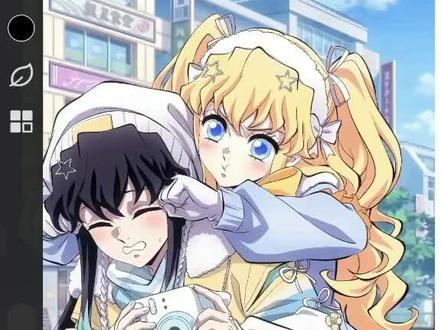 #时透无一郎 #画丑勿喷 #爆改黑图 希望大家不要骂我,这只是改一下石头围来的黑图,真不知道这个黄色修你来干什么的