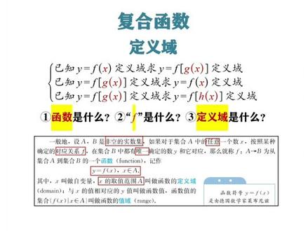 复合函数定义域#高中数学 #知识分享 #家长收藏 #干货分享