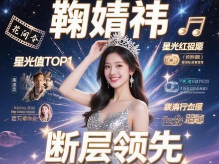 鞠婧祎星光值冲第一,这数据太能打!#鞠婧祎 #娱乐圈的那些事 #明星娱乐圈