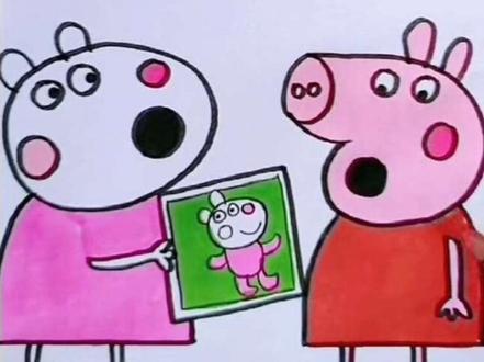 一笔一笔学画画#日常瞎画 #小猪佩奇简笔画#简笔画#少儿动画片 #益智早教 #育儿