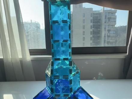 东方明珠塔磁力片会倒?都是你步骤做的不对!我尝试了几百次后,我终于悟了,下面是我整理的保姆级教程步骤!希望大家都能一次性成功#磁力片 #东方明珠磁力片 #磁力片创意拼搭 #磁力片玩法 #磁力片教程