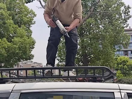 别克GL8承重行李架#别克gl8 #行李架安装视频