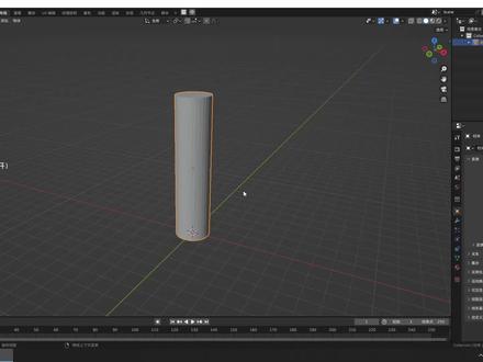 Blender模型简易弯曲插件Simple Bend弯曲管道建模 #3d建模 #blender建模 #三维建模