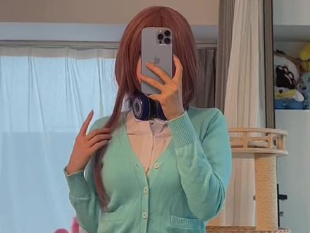 兔丸儿:突破次元壁的合作07 #中野三玖 #来变个霸天虎吧 - 抖音