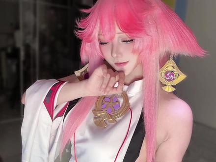 八重神子使我魅力无限 #原神 #cos #八重神子 #游戏