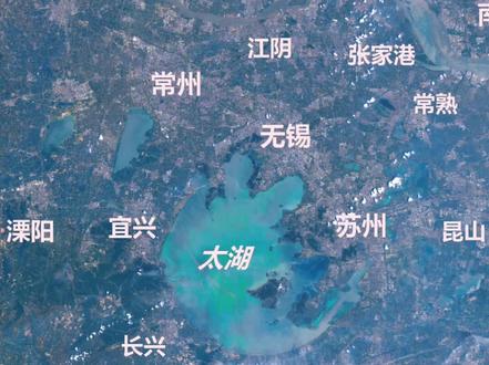 上海大都圈各城市建成区卫星图#卫星地图 #上海大都市圈