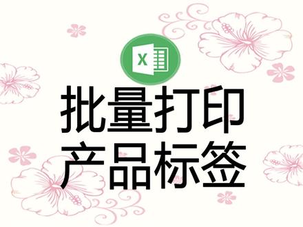 在Excel中批量打印产品标签、送货单、盘点卡、成绩单等,插件 #Excel插件 #罗刚君 #E灵 #打印标签