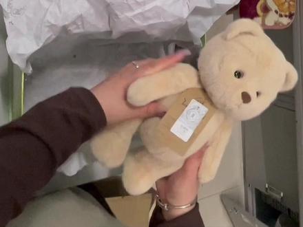 #teddytales莉娜熊 重要的从来都不是惊喜 而是随口一句话被放在心上.#开箱vlog #哪有女孩子不喜欢小惊喜 #这也太可爱了吧