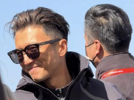 锋味团队首次进驻上海F1赛车现场,抖音热点#谢霆锋