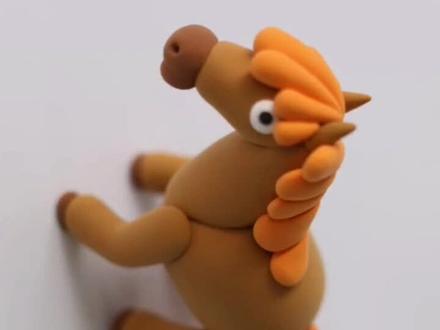 小马儿童超轻粘土手工教程#手工 #粘土 #超轻粘土