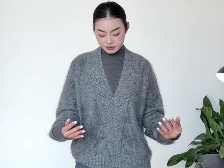 V领毛衣的穿搭公式 #抖音风格实验室 #漂亮内搭让我赢在了穿搭起跑线 #一件内搭搭出5种风格 #古早味穿搭 #时髦关键帧