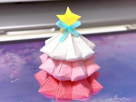 自制两种圣诞小手工 圣诞树和圣诞贺卡教程 #手工 #圣诞节 #圣诞礼物 #儿童手工#折纸
