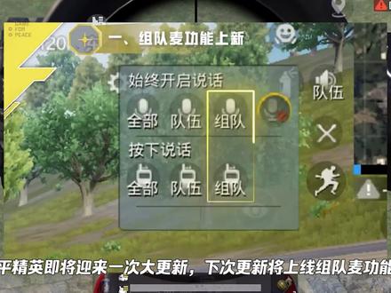 新功能组队麦!可以屏蔽路人队友? #和平精英空投节