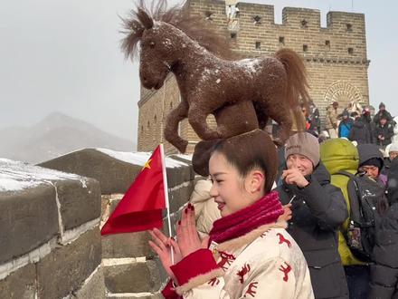 不到长城非好汉,到了长城没遗憾#长城#清平乐 #发型#马