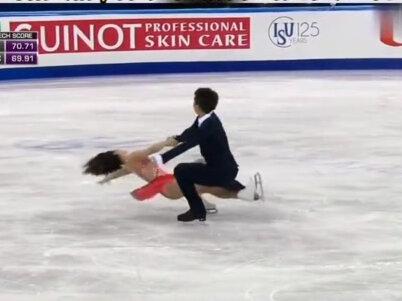 隋文静/韩聪2017四大洲伤愈复出表现惊艳!比赛结束隋文静情不自禁的失声痛哭。#花样滑冰