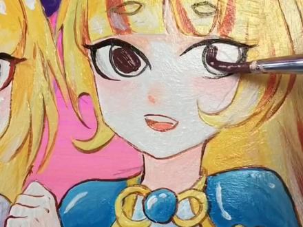 手绘明日和皓月公主#手绘 #画画 #喜羊羊与灰太狼