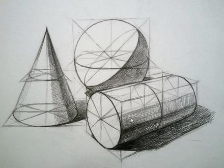 9-15 圆锥圆柱与圆球-线条加工2