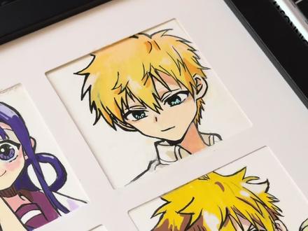 下期在宁宁下面画谁呢? #梅森尼斯丙烯马克笔 #梅森尼斯Masonnice #绘画教程 #九宫格绘画 #地缚少年花子君 灵感来源 @不咕手绘