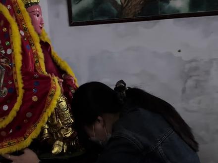 妈祖落泪,不是因悲,而是怜悯众生在苦海里渡得太过艰难。湛江市东海岛调逻村妈祖女孩#湛江#东海岛风俗文化#妈祖文化#非遗文化里的年味有多浓 #过年了过年了