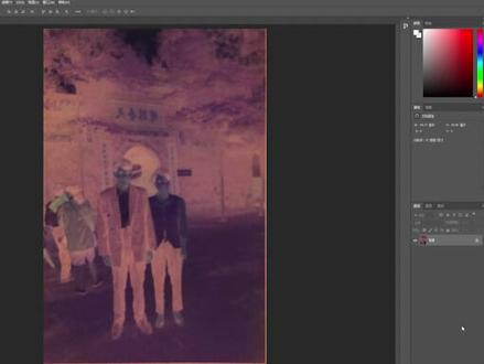 底片一秒变彩色照片 #旧照片 #底片底片