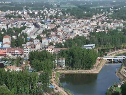 会亭镇位于豫皖苏鲁四省交界地区的河南夏邑县南部,距县城17公里 #航拍最美的家乡 #会亭镇 #瞎胡拍的飞手