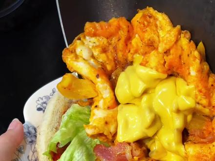 想做面包的都来试试这款恰巴塔,全程搅一搅不需要手揉,还解锁了减脂三明治🥪#烘焙 #恰巴塔 #恰巴塔三明治 #免揉面包 #教程