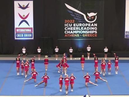 2022欧锦赛全女子技巧啦啦操冠军芬兰得分429#啦啦操 #技巧啦啦操