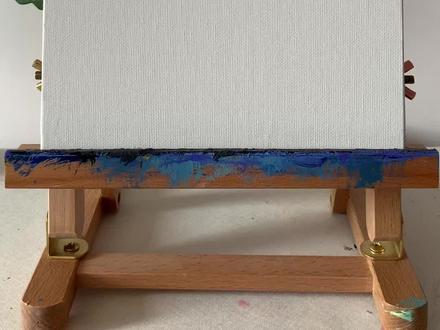 美丽的草原风光和自然#油画 #水粉