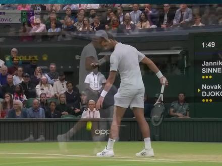 2023年温网半决赛:德约科维奇VS辛纳,德约3-0力压辛纳