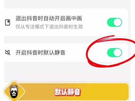 #被抖音的静音模式暖到了 这个模式拯救了我!#开启抖音时默认静音