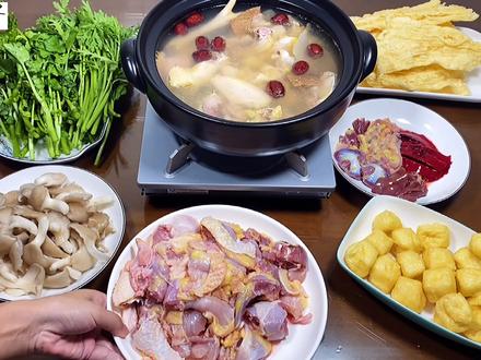 这么简单的火锅你喜欢吃吗 #美食 #家常菜 #打边炉