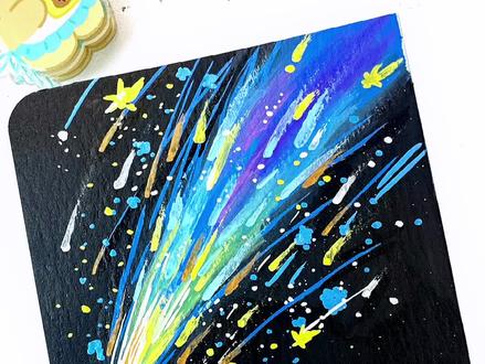 丙烯马克笔|流星坠落
银河倾泻而下
临摹🍠一颗苹果树
#丙烯马克笔#马克笔绘画#绘画 #绘画教程#一起学画画