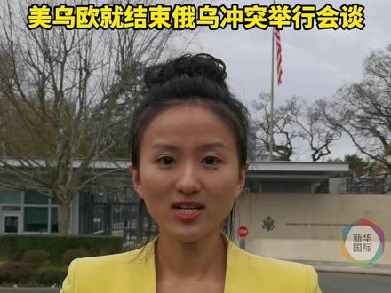 美乌欧就结束俄乌冲突举行会谈 #美国 #俄乌冲突 #瑞士