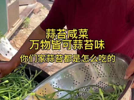 老妈亲手煮的蒜苔咸菜,哏哏啾啾很有嚼劲。 简简单单满满的烟火气,这就是农村普通人最朴实的生活。 #记录我的农村生活 #十亿流量扶持计划 #人间烟火纯天然美食 #乡村现做美食 #自制特色美食