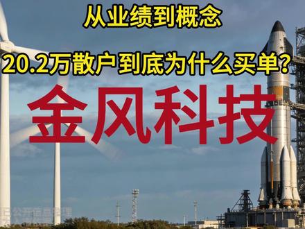 从业绩到概念,20.2万散户到底为什么买单?金风科技 #金风科技 #股票知识 #理财有风险投资要谨慎