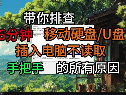 6分钟教会你解决移动硬盘/U盘插入电脑不读取的问题 本期视频不仅适用于Bitlocker,也适用于正常的移动硬盘和U盘,希望对你有所帮助#硬盘 #U盘 #电脑故障 #电脑教程 #电脑