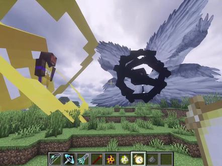 神vs神 #我的世界 #牢大 #恐怖
模组是theGod