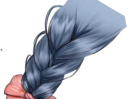 【板绘教程】一分钟学会,麻花辫画法!#绘画 #画画