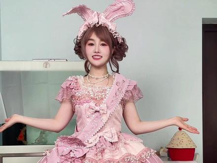 丝带兔子用啥裙撑呢,绝配裙撑28米美鼠了#洛丽塔 #lolita #花田喜事裙撑 #lolita安利 #lo