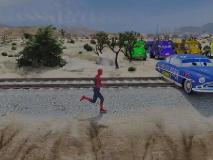 GTA 5 蜘蛛侠 赛车总动员