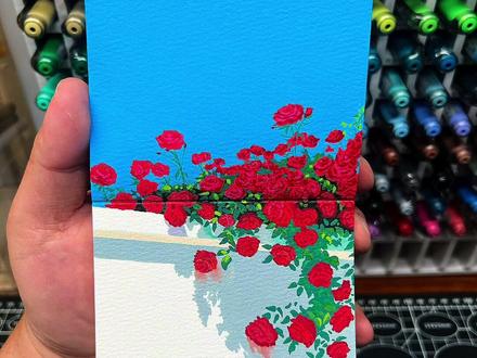 把爱画成花|丙烯马克笔|情人节 手作的温度,玫瑰的浪漫,和身边的你,就是情人节的全部满分答案。
👀:六条
#把爱画成花#丙烯马克笔#翻翻乐#绘画过程#玫瑰