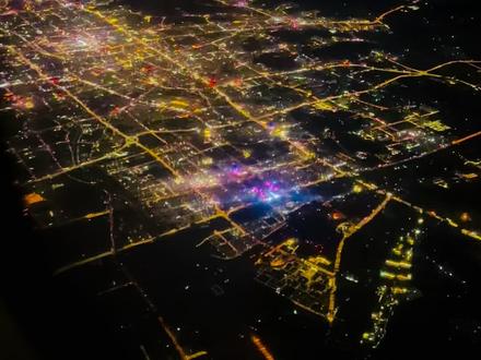 大约是飞到了河北和山东的交界了~哪个城市能放烟花,哪个城市禁放,我一目了然~#烟花 #山东