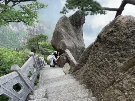 上山容易,下山难,谁说的,你出来!
#黄山 #山不见我我自见山#玉屏楼宾馆 #黄山经纬