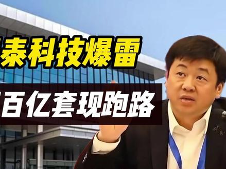 闻泰科技爆雷!实控人套现百亿跑路瑞士,25万股民血本无归!